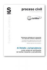 Juicio verbal de rectificación de hechos inexactos y perjudiciales