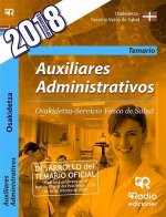 Auxiliares Administrativos. Osakidetza-Servicio Vasco de salud. Temario