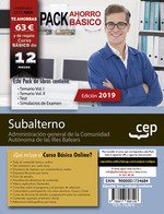PACK AHORRO BASICO SUBALTERNO ADMINISTRACION ILLES BALEARS