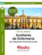 Test del Temario. Auxiliares de Enfermería de la Diputación Provincial de Jaén.