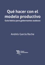 Qué hacer con el modelo productivo. Guía básica para gobernantes audaces