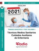 T.M.S Cuidados Auxiliares de Enfermería. SESCAM. Temario Específico y Test. Volumen 1