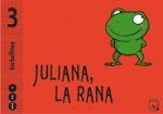 Carpeta anual Juliana, la rana 3 años. Torbellinos