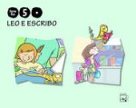 (G).(10).LEO E ESCRIBO 1 (5 ANOS)/LAGARTA PINTADA.