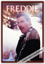 Official Freddie Mercury A3 Calendar 2022