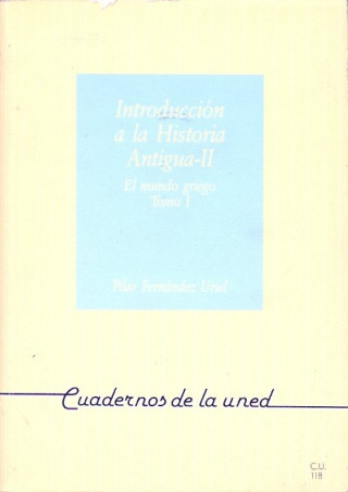 Introducción a la historia antigua II: El mundo griego.