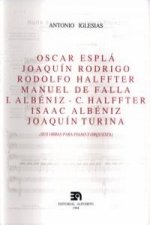 Óscar Esplá, Joaquín Rodrigo, Rodolfo Halffter, Manuel de Falla, Isaac Albéniz, Cristóbal Halffter,