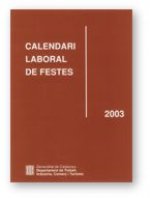 Calendari laboral de festes 2003