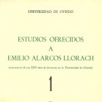 Estudios ofrecidos a Emilio Alarcos Llorach Tomo I