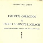 Estudios ofrecidos a Emilio Alarcos Llorach Tomo III