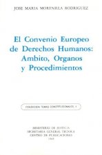 CONVENIO EUROPEO DE DERECHOS HUMANOS. AMBITO, ORGANOS Y PROC