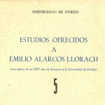 Estudios ofrecidos a Emilio Alarcos Llorach Tomo V