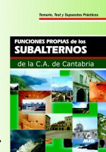 Subalternos de la comunidad autonoma de cantabria. funciones propias.