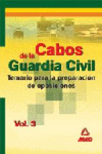 Cabos de la guardia civil. Temario. Volumen iii