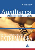 Auxiliares Administrativos de la Universidad de Extremadura. Temario
