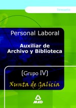 Auxiliar de archivo y biblioteca grupo iv de la xunta de galicia. Temario