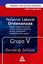 Ordenanzas xunta de galicia grupo v temario, test y casos prácticos