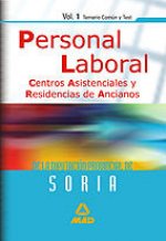 Personal laboral de la diputación provincial de soria. Temario común y test