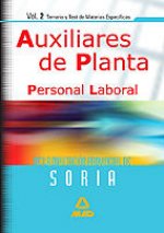 Personal laboral de la diputación provincial de soria. Auxiliares de planta (temario y test de mater