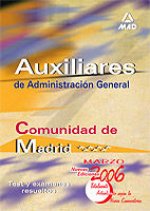 Auxiliares de administración general de la comunidad autónoma de madrid. Test