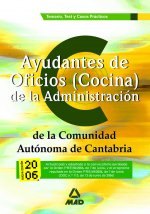 Ayudantes de oficios (cocina) de la administracion de la comunidad autonoma de cantabria. Temario, t
