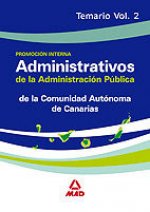 Administrativos de la administración pública de la comunidad autónoma de canarias (promoción interna
