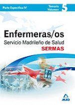 ENFERMEROS DEL SERVICIO MADRILEÑO DE SALUD (SERMAS). TEMARIO