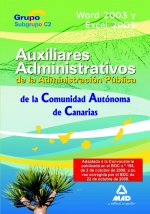 Auxiliares administrativos de la administración pública de la comunidad autónoma de canarias. Word 2