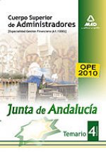 Cuerpo superior de administradores [especialidad gestión financiera (a1 1200)] de la junta de andalu