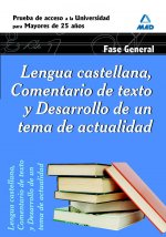 Lengua castellana, comentario de texto y desarrollo de un tema de actualidad. Fase general. Prueba d
