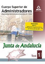 Cuerpo Superior de Administradores, especialidad Administradores Generales, Junta de Andalucía. Test