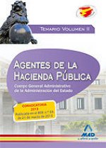Agentes de la Hacienda Pública. Cuerpo General Administrativo de la Administración del Estado. Temar