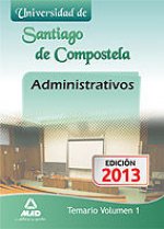 Administrativos de la Universidad de Santiago de Compostela. Temario.