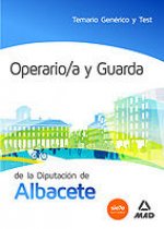 Operario/a y Guarda de la Diputación de Albacete. Temario Genérico y Test