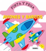 AVIONES Y BARCOS (PINTA Y PEGA)