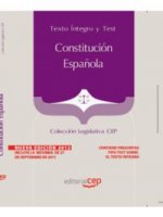 Constitución Española.Texto Íntegro y Test. Colección Legislativa CEP