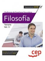 Cuerpo de Profesores de Enseñanza Secundaria. Filosofía. Temario Vol. IV.