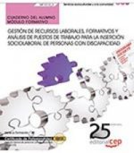 Cuaderno del alumno. Gestión de recursos laborales, formativos y análisis de puestos de trabajo para