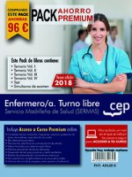 PACK AHORRO PREMIUM. Enfermero/a. Turno libre. Servicio Madrileño de Salud (SERMAS). (Incluye Temari