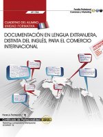 Cuaderno del alumno. Documentación en lengua extranjera, distinta del inglés, para el comercio inter