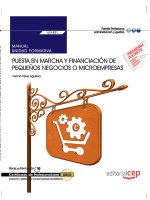 Manual. Puesta en marcha y financiación de pequeños negocios o microempresas (UF1821). Certificados