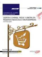 Cuaderno del alumno. Gestión contable, fiscal y laboral en pequeños negocios o microempresas (UF1822