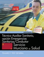 Técnico Auxiliar Sanitario, opción Emergencias Sanitarias/Conductor. Servicio Murciano de Salud. Tem