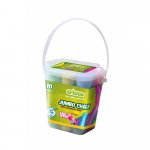 Kreda kolorowa Jumbo Cricco 10 sztuk wiaderko