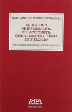 EL DERECHO DE INFORMACION DEL ACCIONISTA: OBJETO, LIMITES Y FORMA DE EJERCICIO