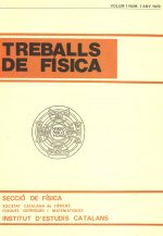 Treballs de física. Volum 1. Número 1