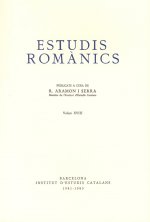 Estudis Romànics. Volum 18 (1981-1983)