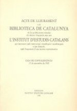 Acte de lliurament a la Biblioteca de Catalunya de les publicacions rebudes els darrers cinquanta an