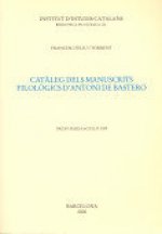 Catáleg dels manuscrist filològics d'Antoni de Bastero