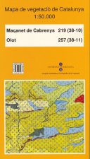 Mapa de vegetació de Catalunya E 1:50.000